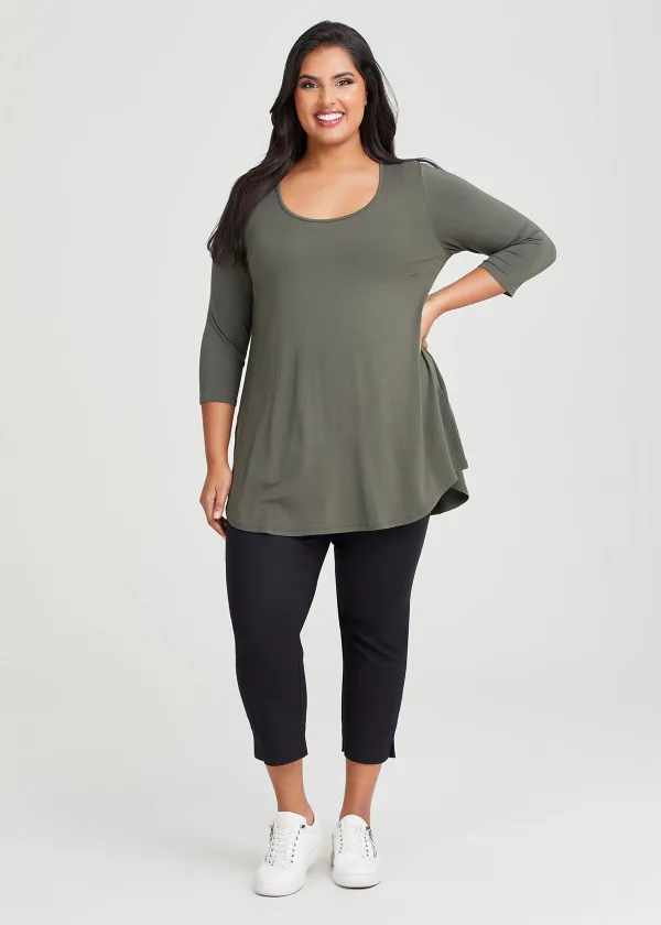 Bamboo Base 3/4 Sleeve Top