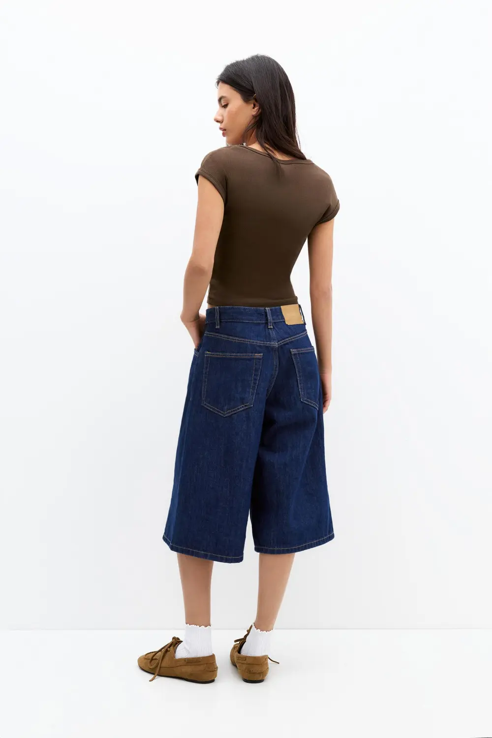 Ribbed short sleeve T-shirt