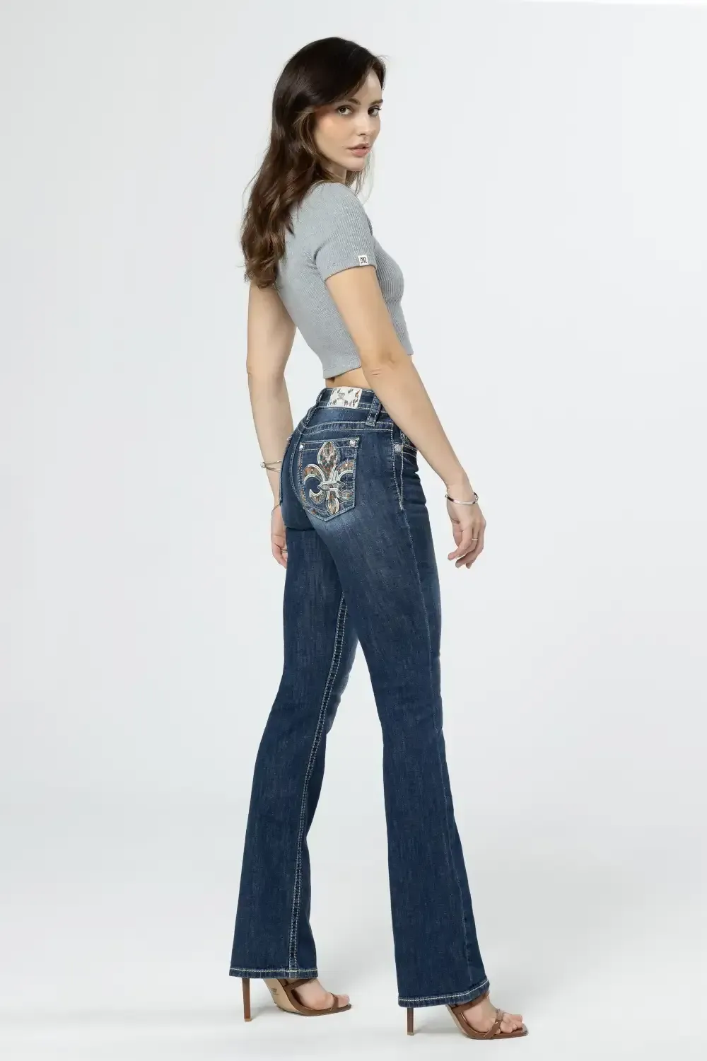 Autumn Mosaic Fleur Bootcut Jeans