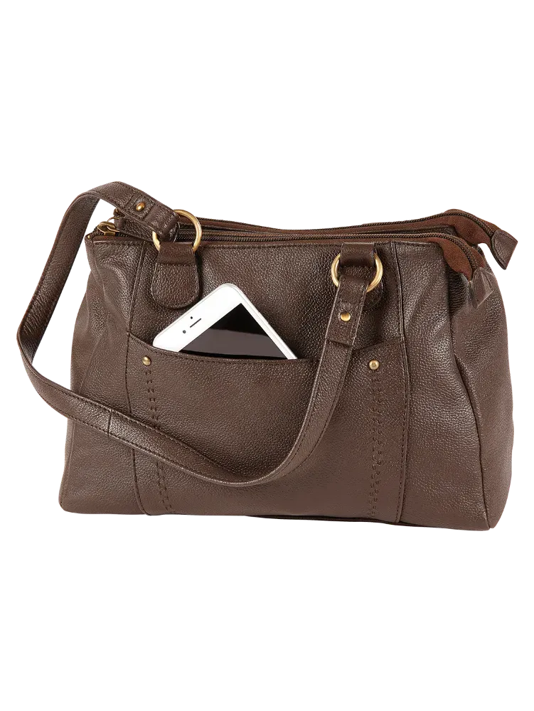 Ella Simone Rockingham Leather Organizer Bag