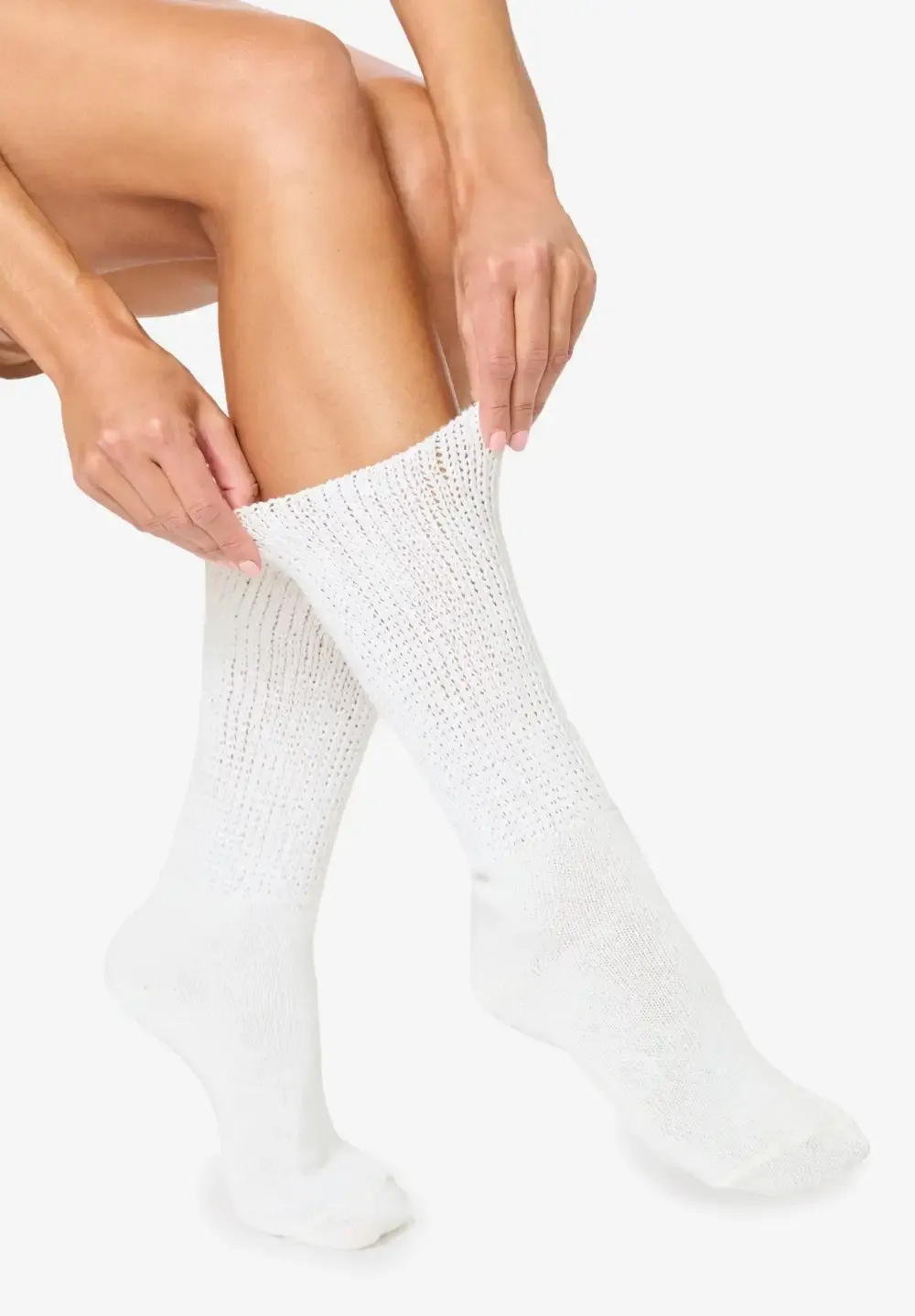 2-Pack Open Weave Extra Wide Socks