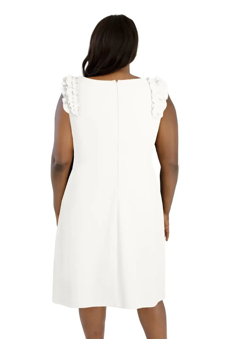 Misses Size Sleeveless Midi Dress