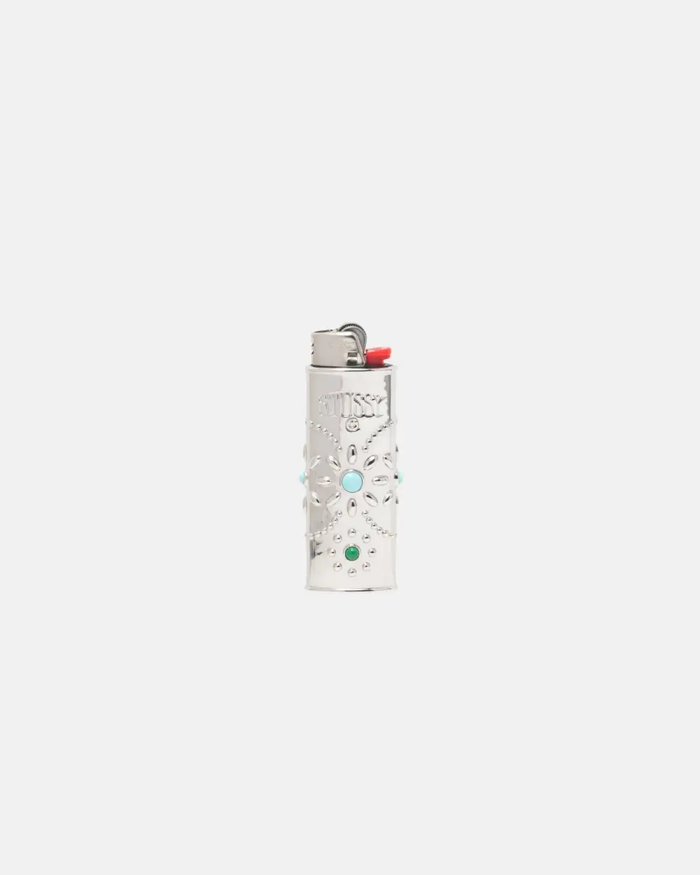 METAL BEJEWELED LIGHTER CASE