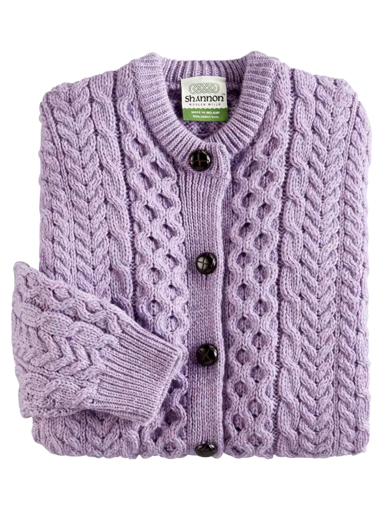 Women's Irish Wool Timeless Cardigan