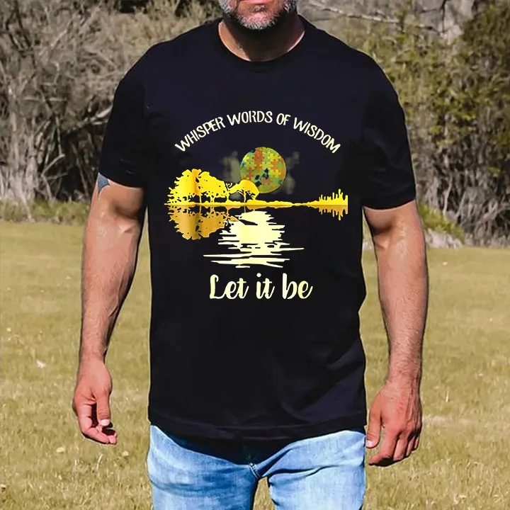Whisper Words Of Wisdom Printed Men's T-shirt