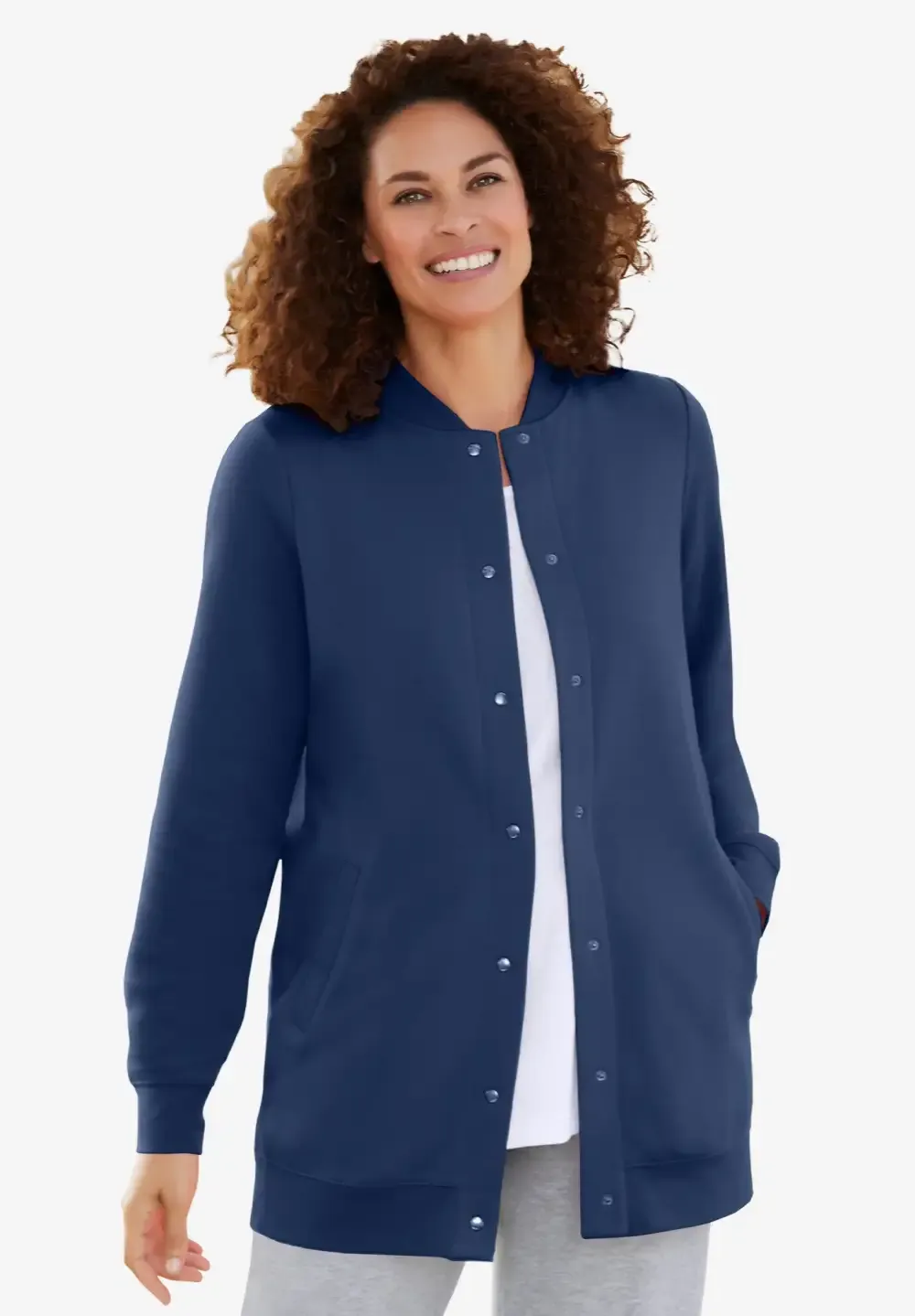 Fleece Baseball Jacket