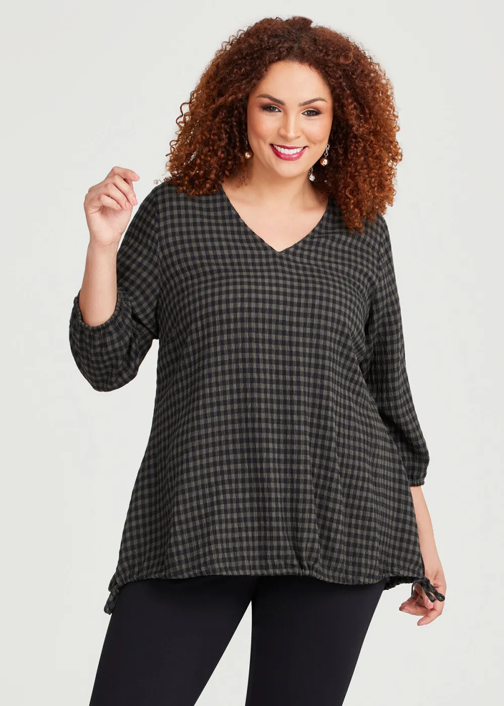 Natural Erba Check Tunic