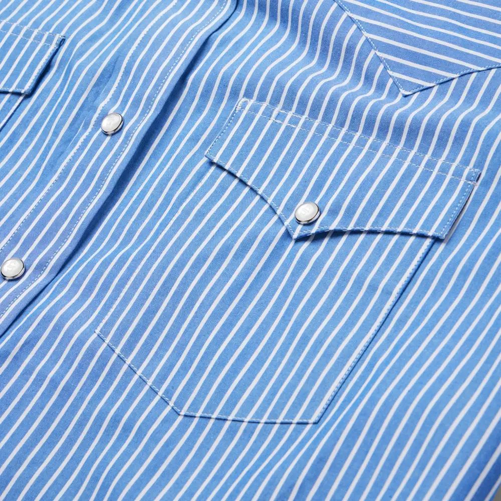 Blue Western Stripe Shirt