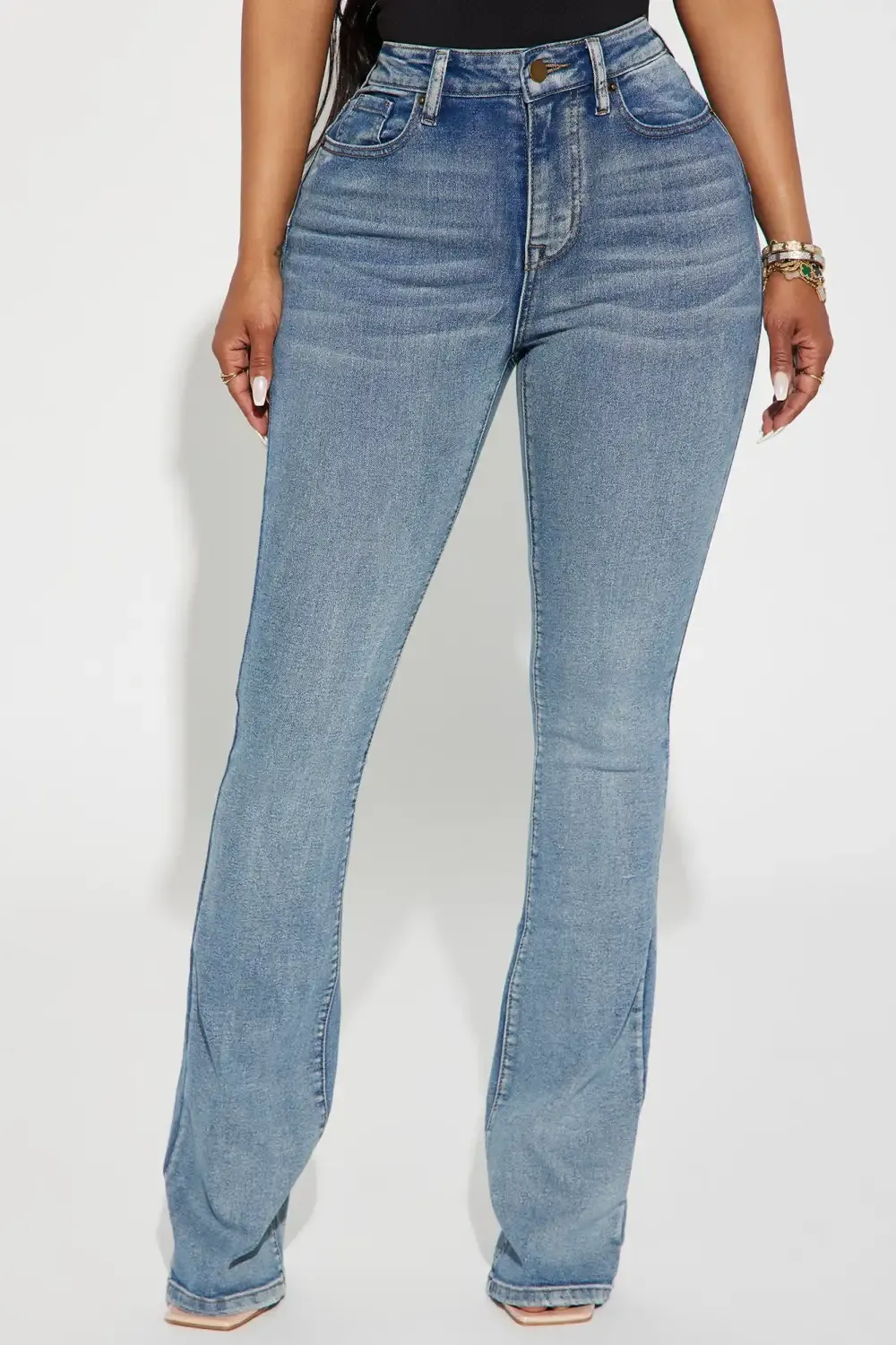 Gemma Sculpting Stretch Bootcut Jeans - Vintage Wash