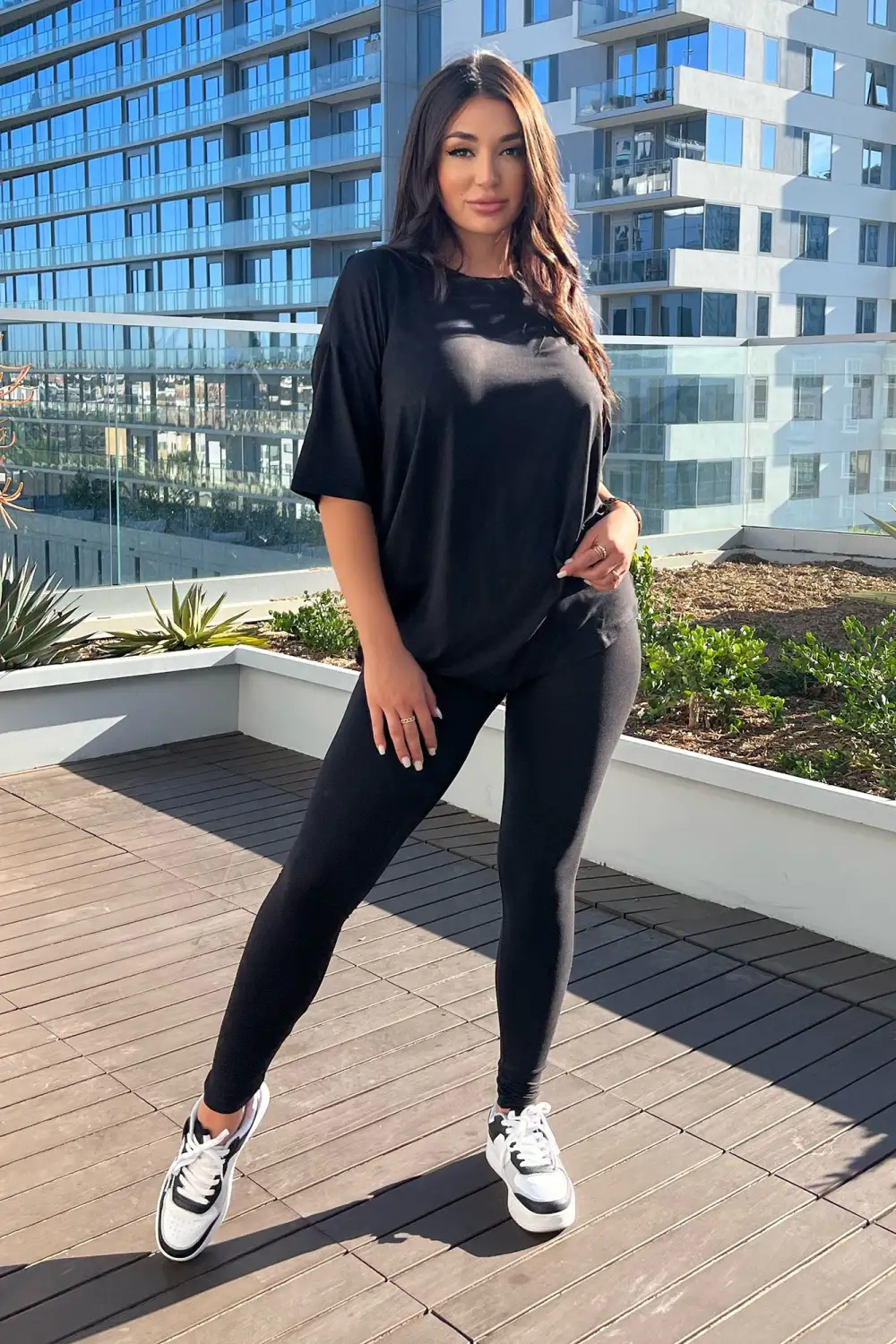 Weekend Vibes Legging Set - Black