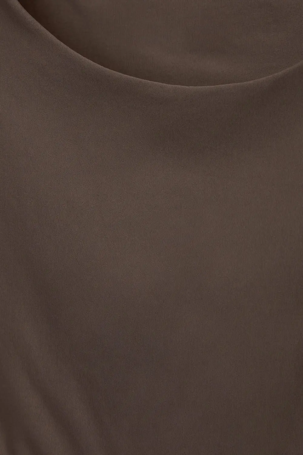 Cropped polyamide T-shirt