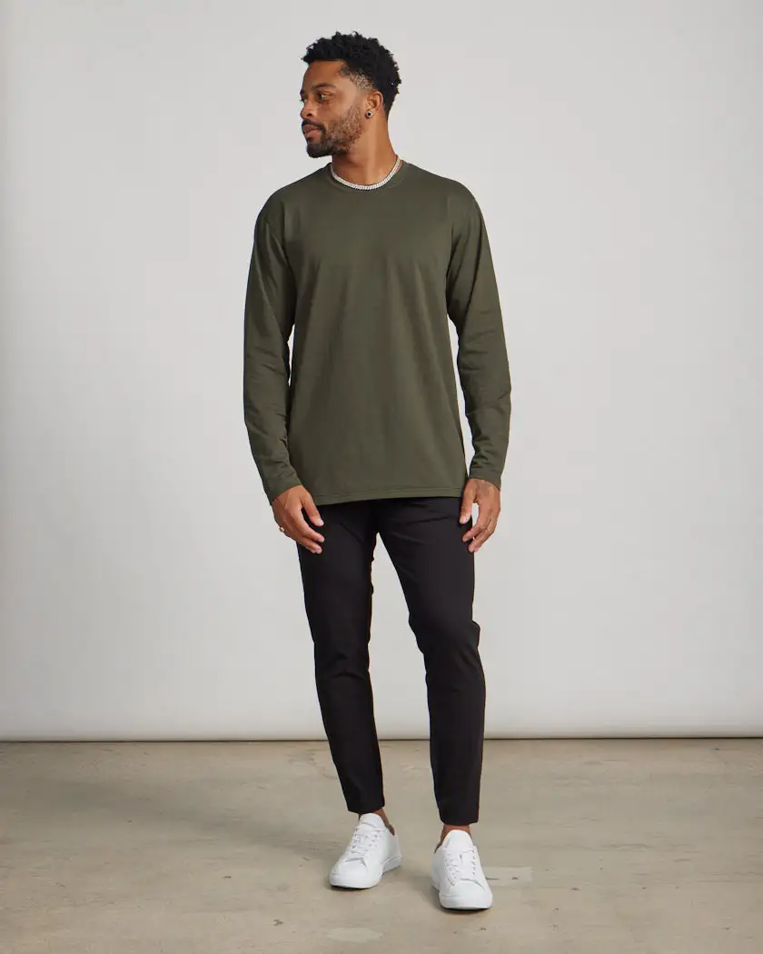 Long Sleeve: Bylt Signature Split Hem
