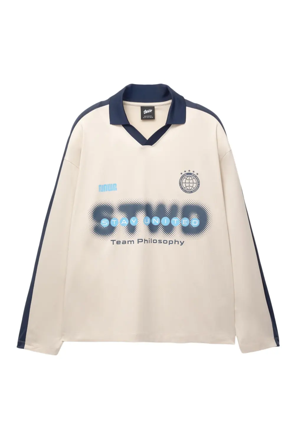 STWD polo collar T-shirt