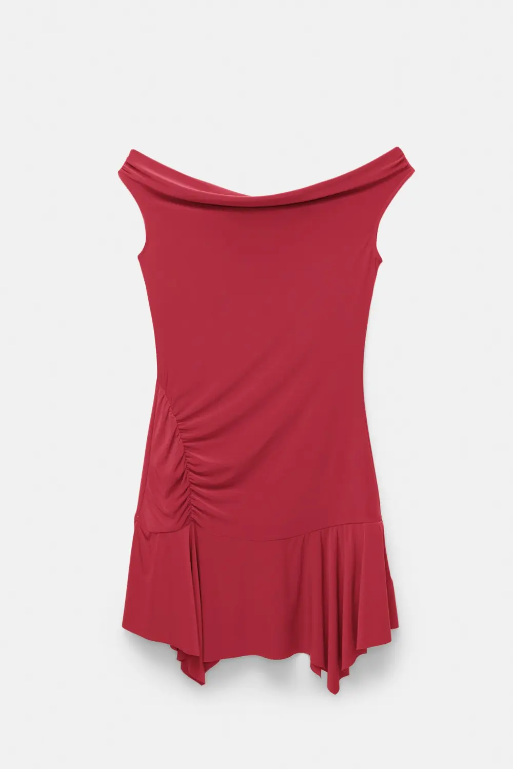 Vestido corto hombros descubiertos