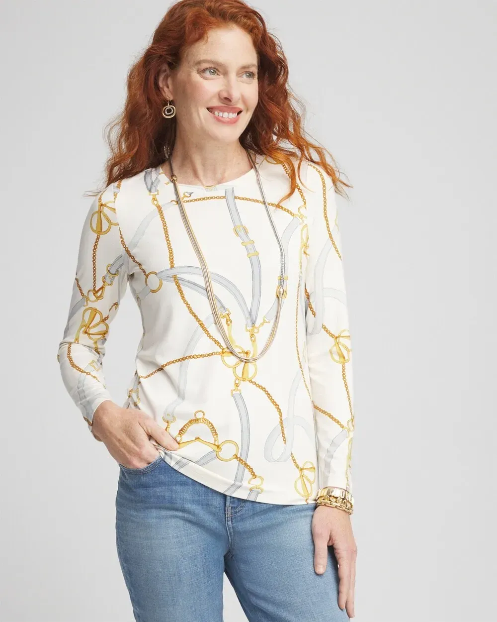 Touch of CoolTM Status Layering Tee