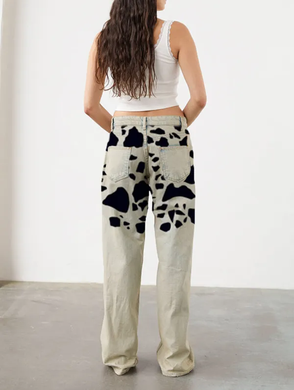 Desert Sand Wash Low Rise Parallel Jeans