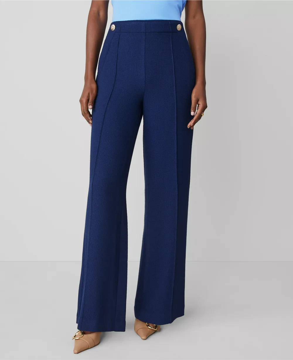 The Wide-Leg Sailor Pant in Texture