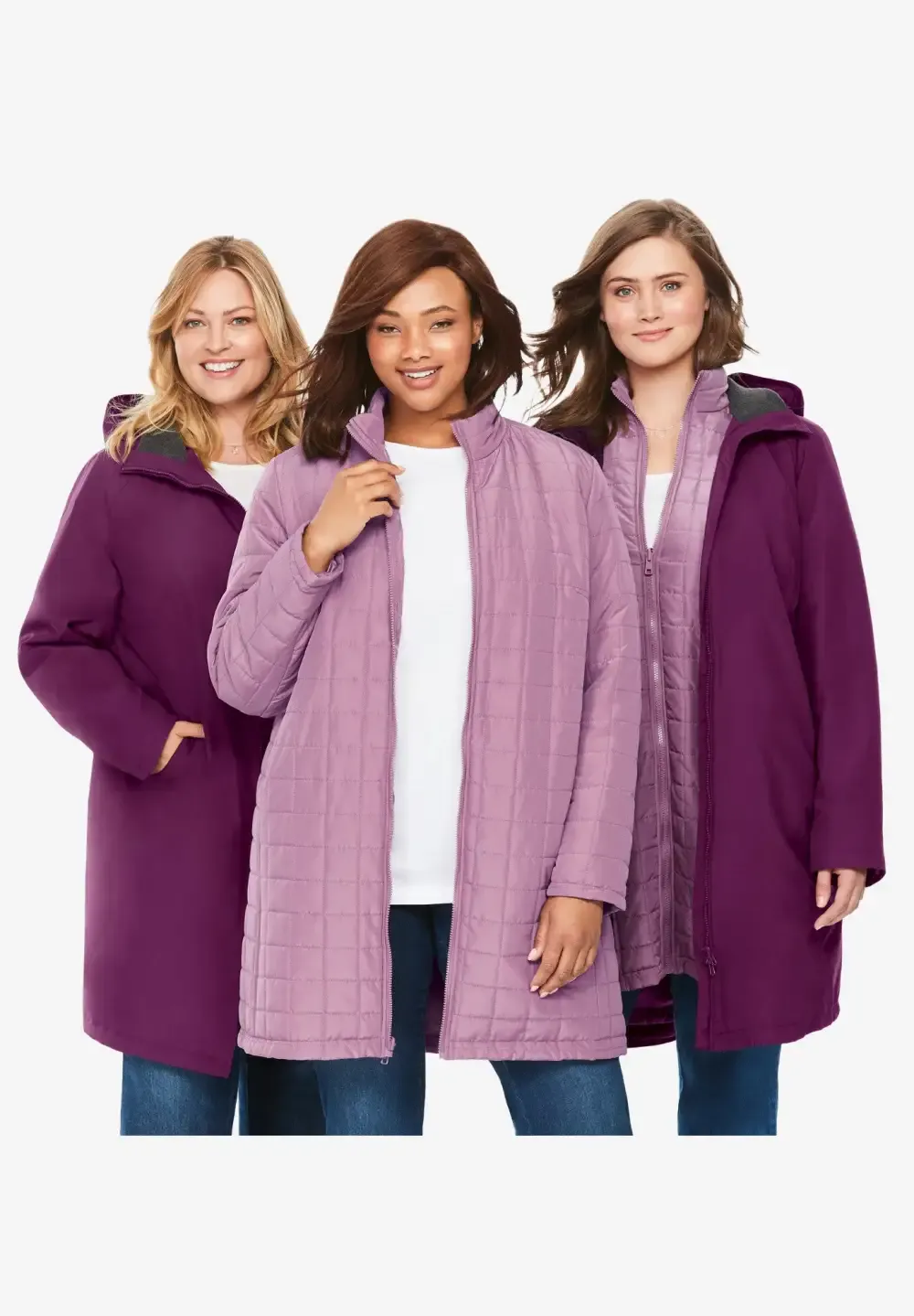 3-in-1 Hooded Taslon® Jacket