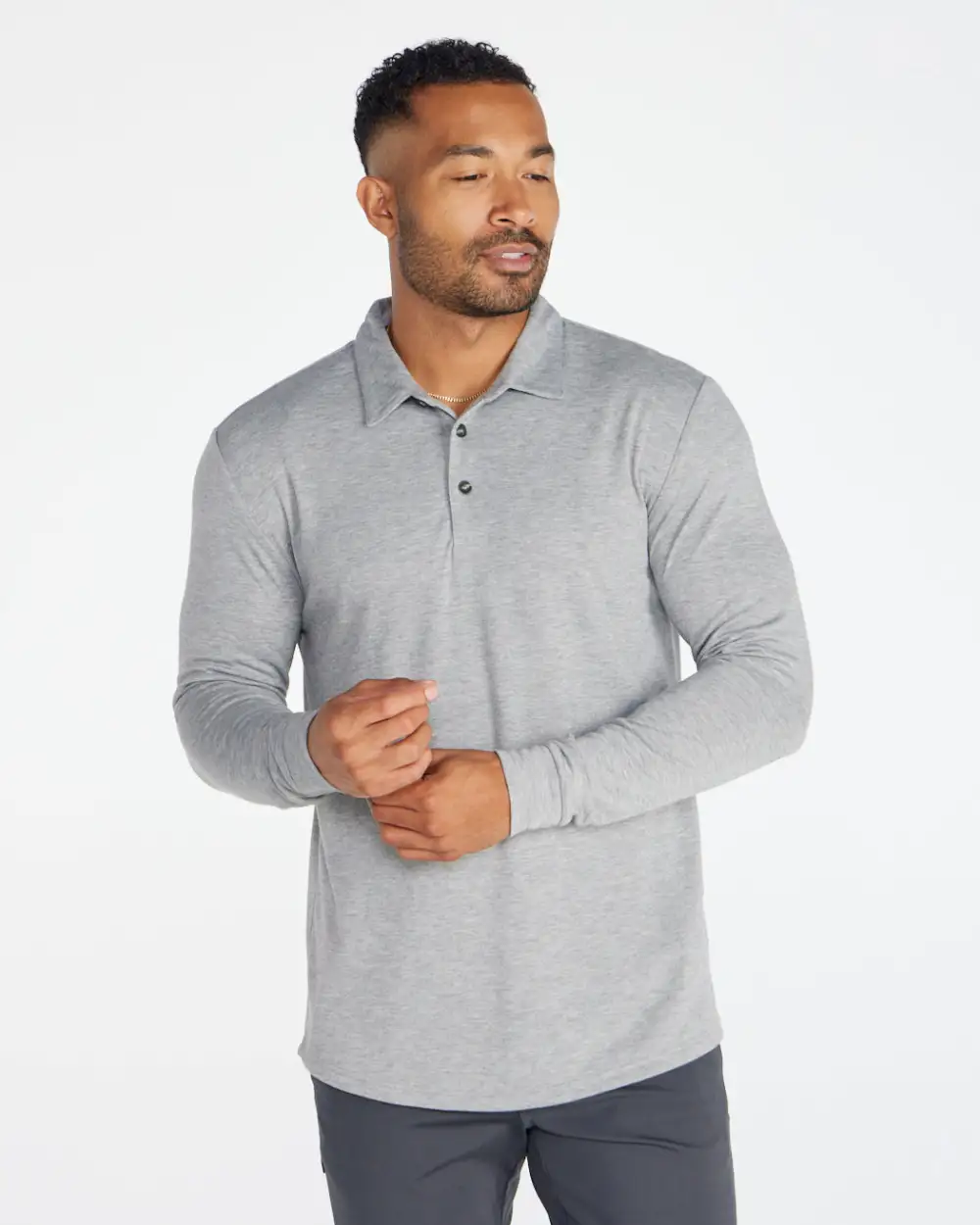 Comfort Wool Long Sleeve Polo