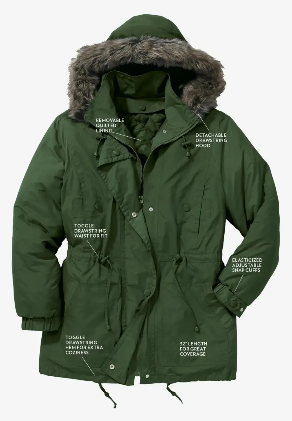 Quilt-Lined Taslon® Anorak