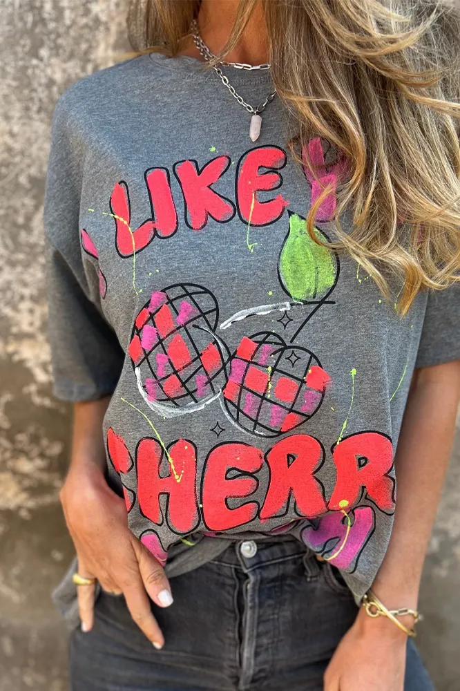 Women's cartoon casual T-shirt