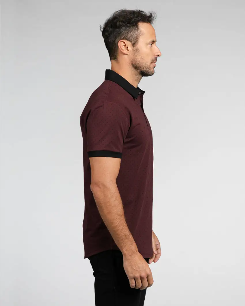 Drop-Cut: Lux Dotted Polo