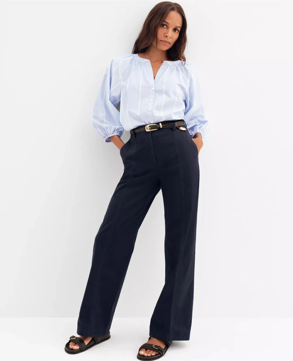 Weekend Collection Belted Utility Pant