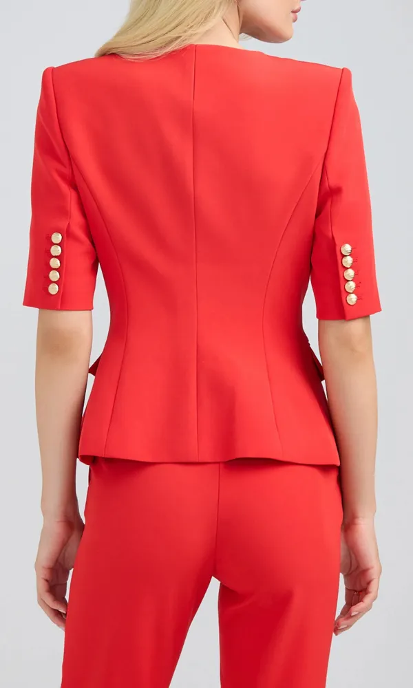 Adriana Crepe Jacket