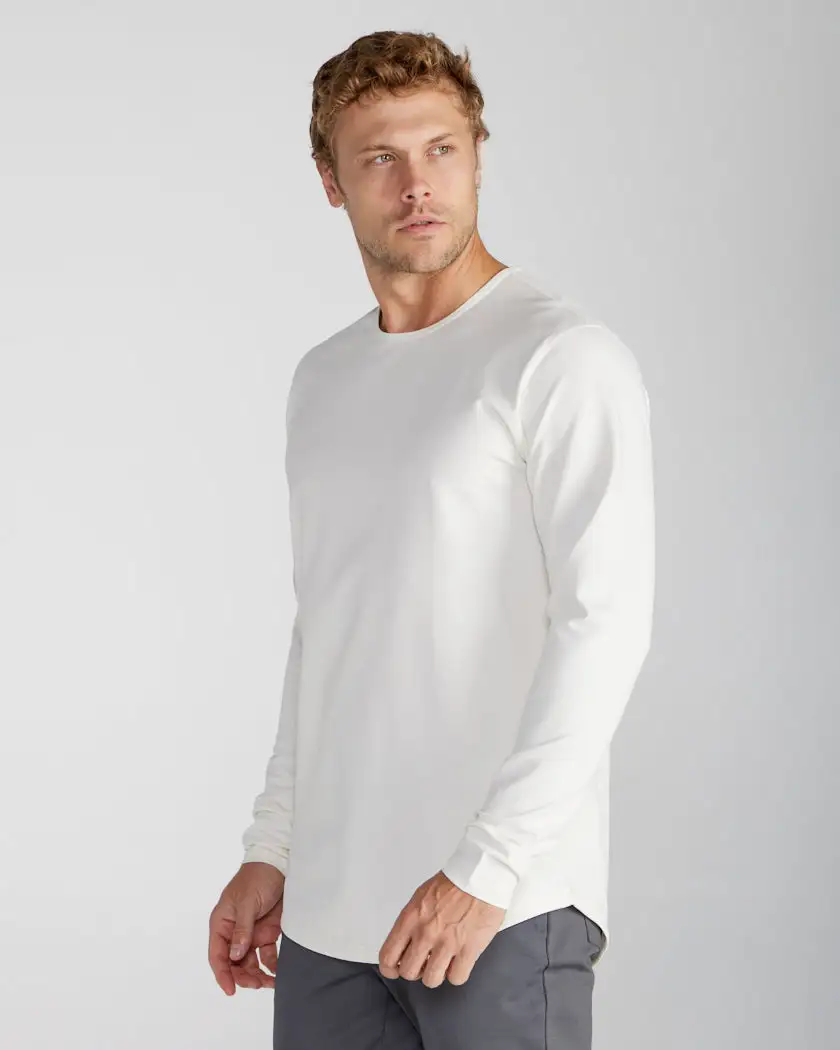Drop-Cut Long Sleeve: Lux