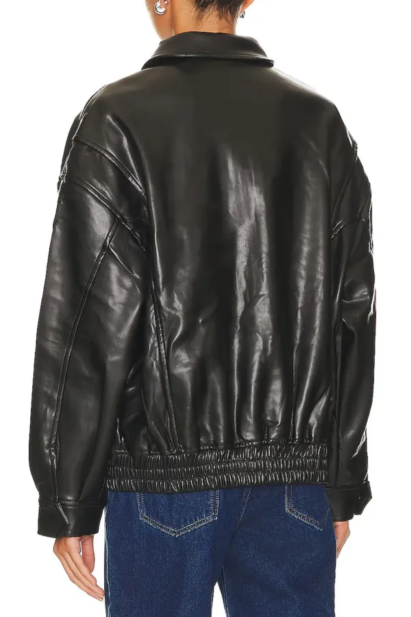 Classic Black Bomber Jacket