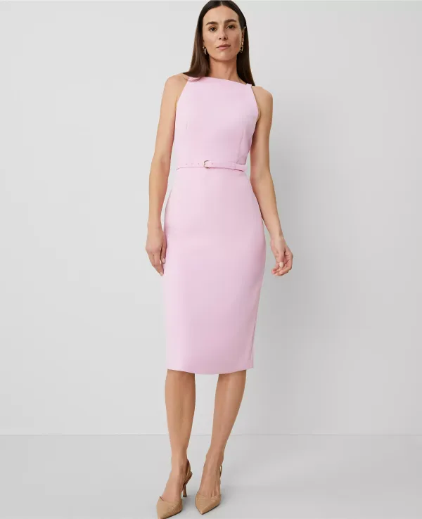 Belted Sheath Dress