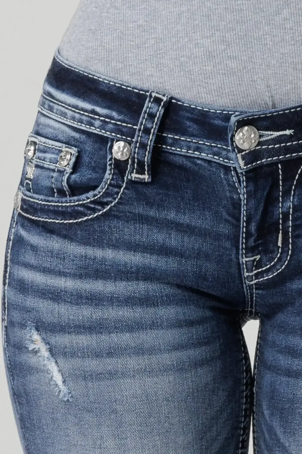 Fleur de Paisley Skinny Jeans