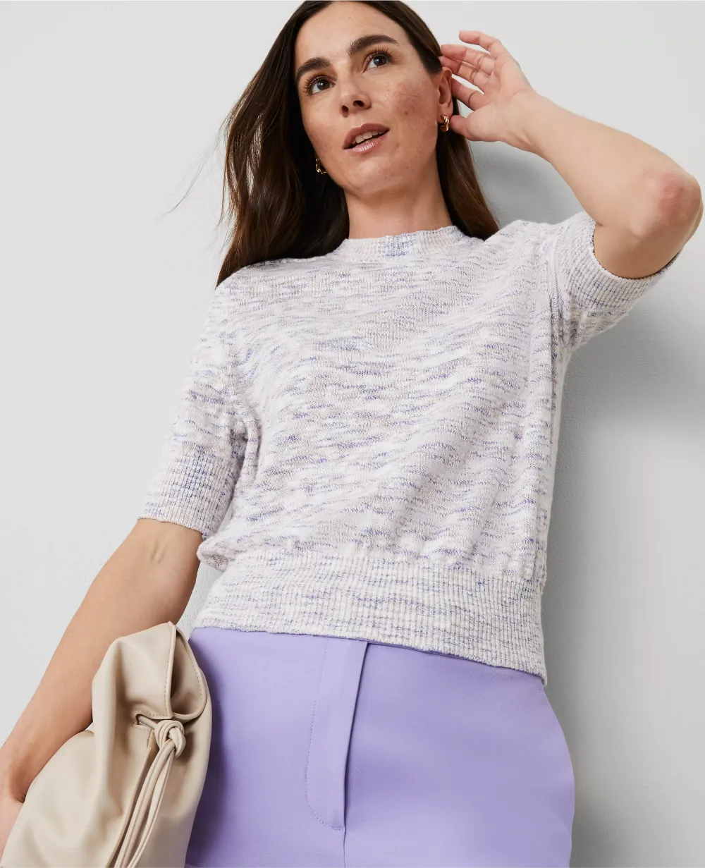 Textured Wedge Sweater