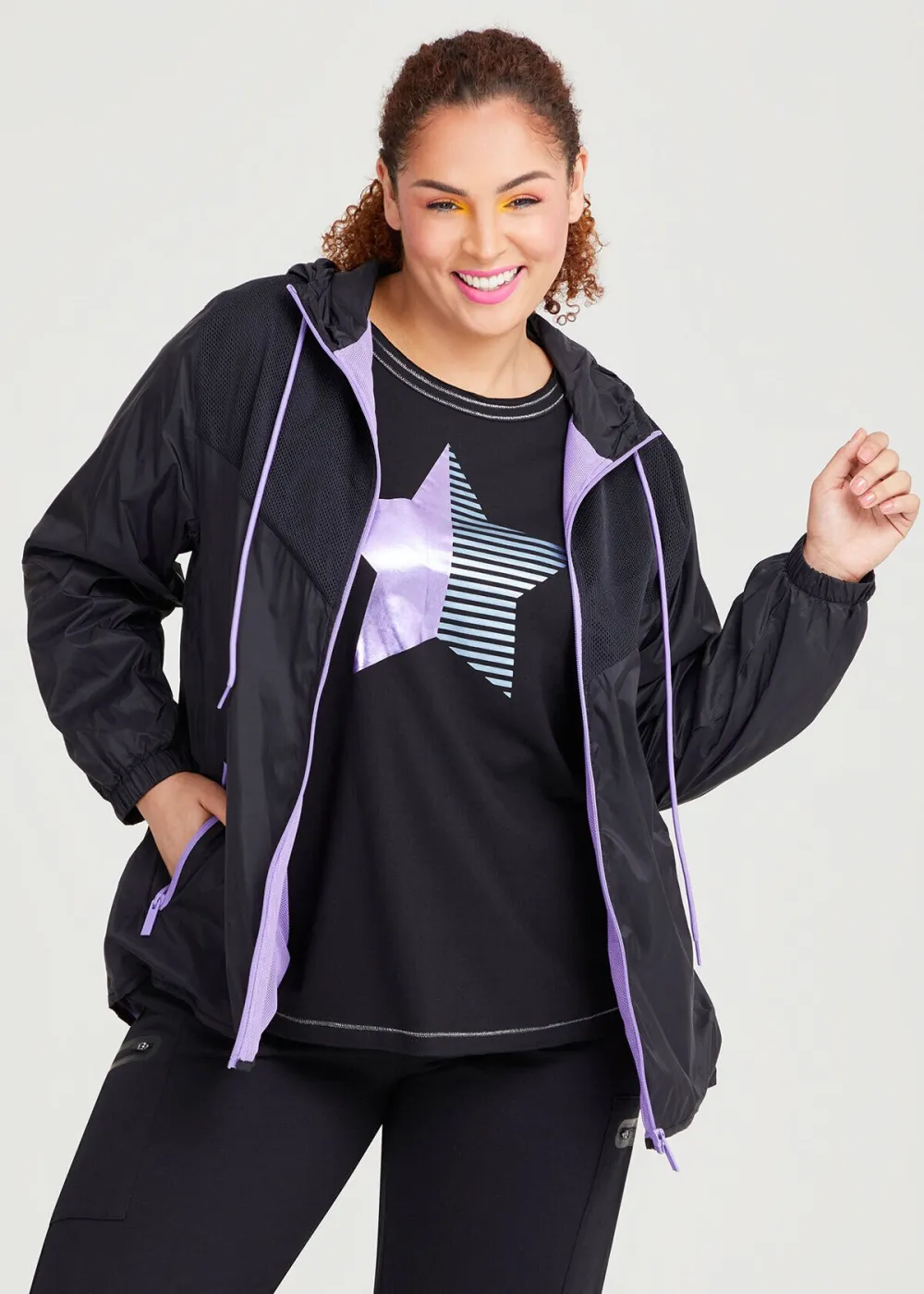 Active Contrast Rain Jacket