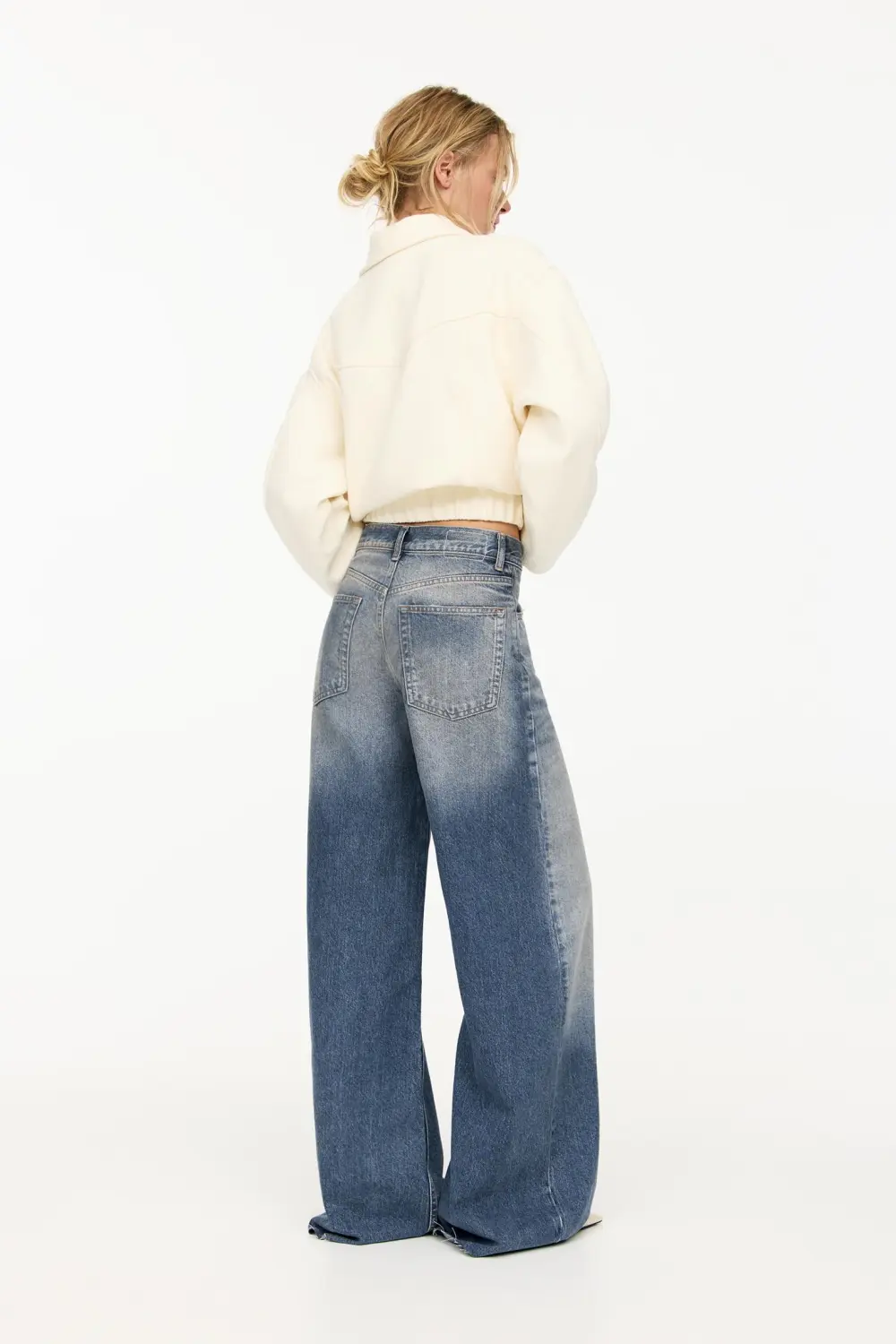 Jeans cintura cruzada