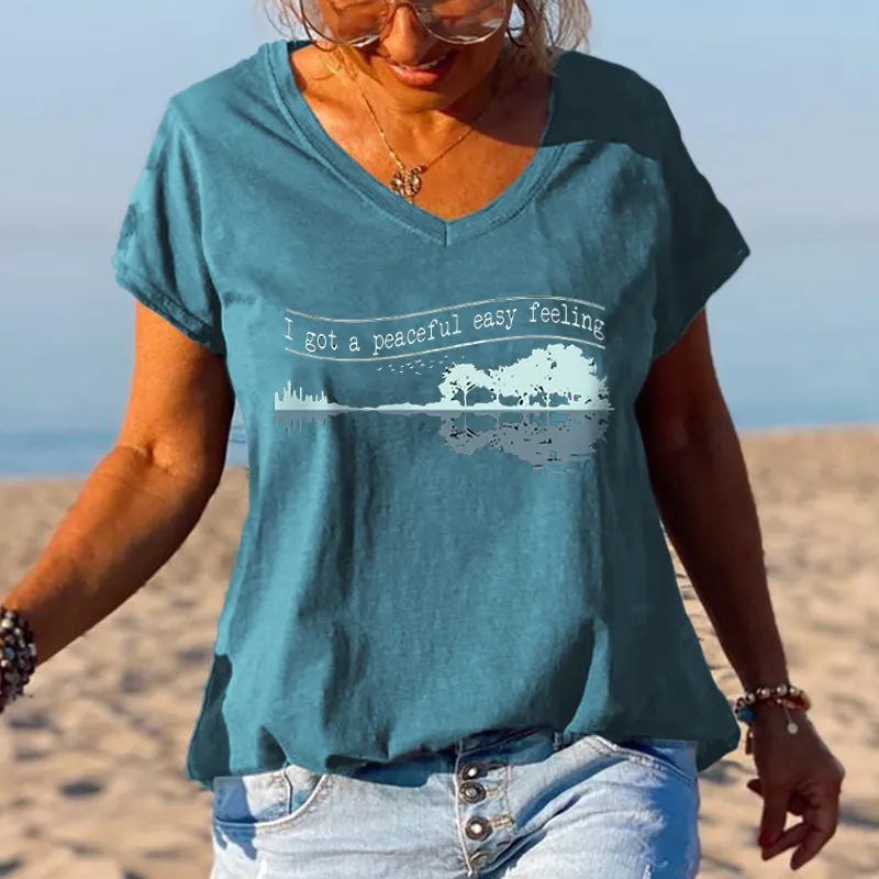 Beautiful Scenery I Got A Peaceful Easy Feeling Graphic Tees