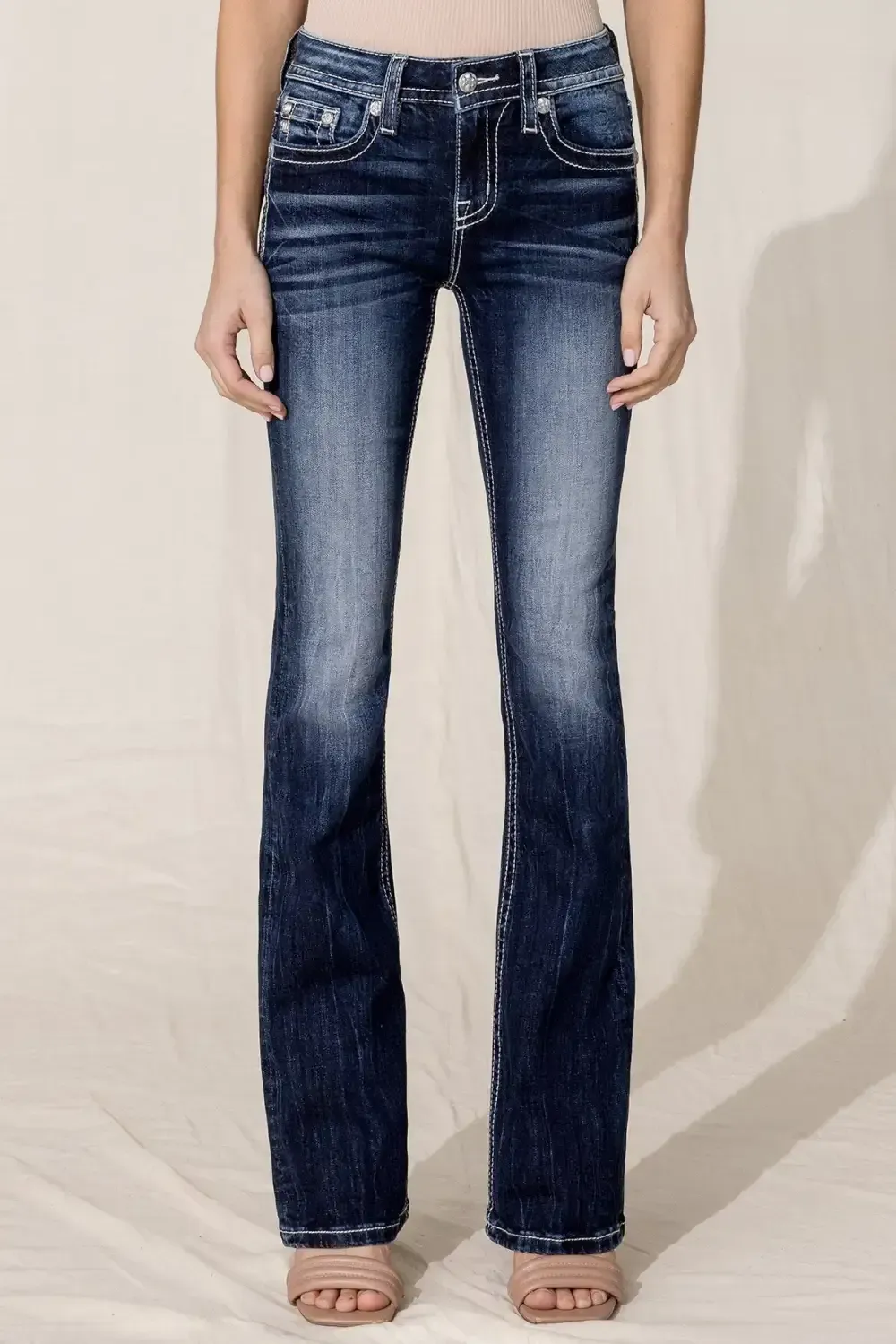 Velvet Wing Bootcut Jeans