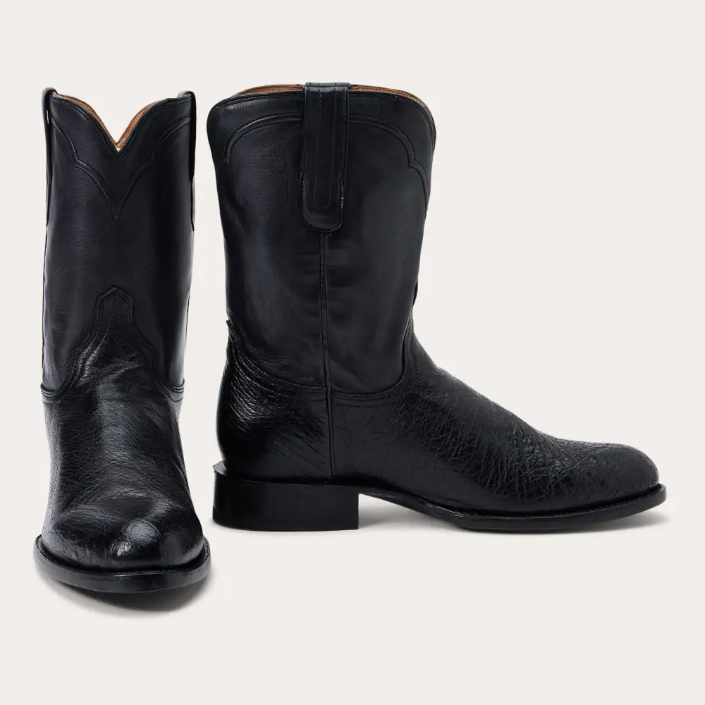 Clay Smooth Ostrich Boots