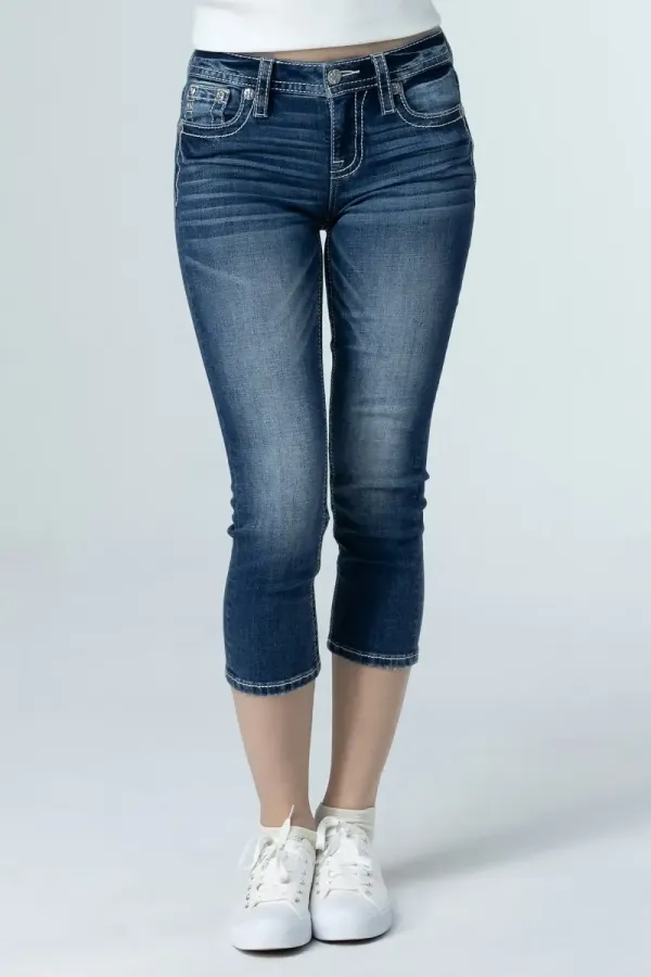 Paisley Peekaboo Capri
