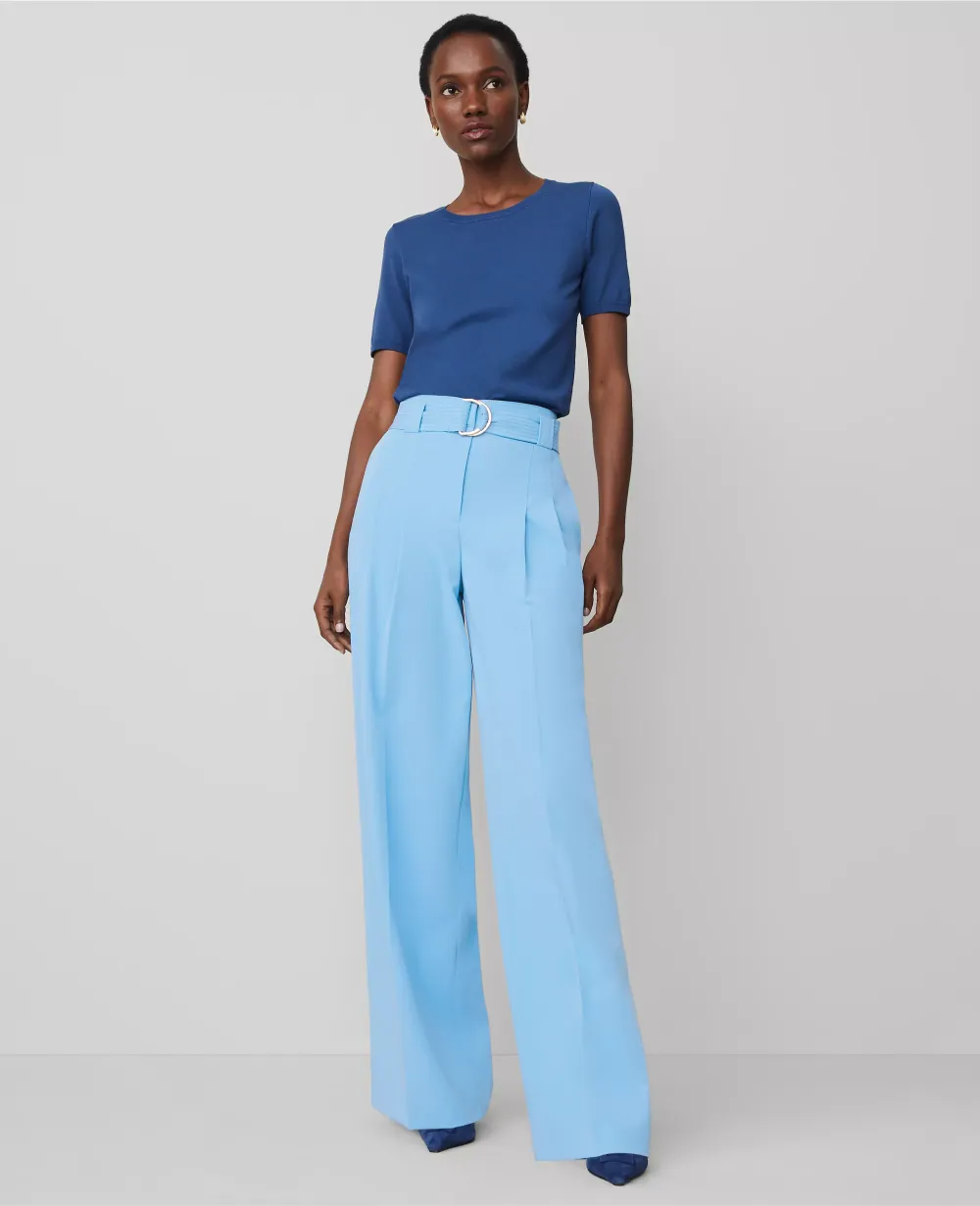 The Belted Wide-Leg Pant