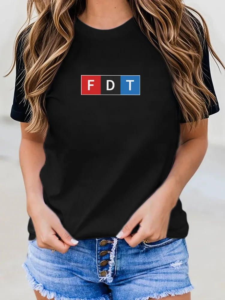 Women's I Stand With Them Short Sleeve Round Neck Pure Cotton T-Shirt