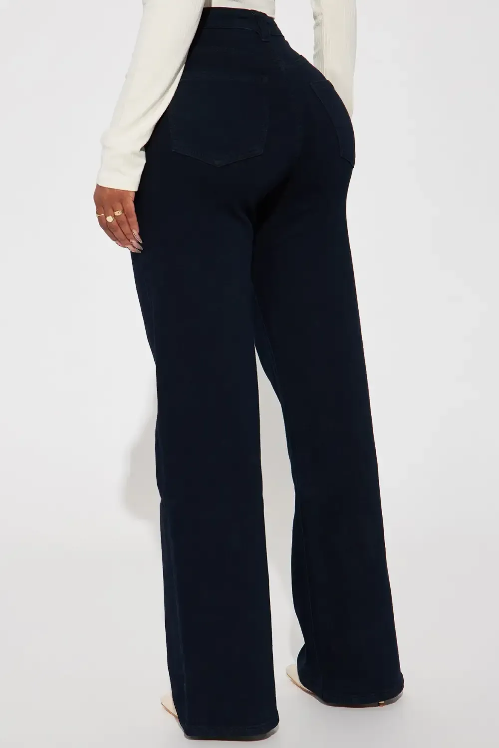 Midnight Vibes High Rise Stretch Jeans - Dark Wash