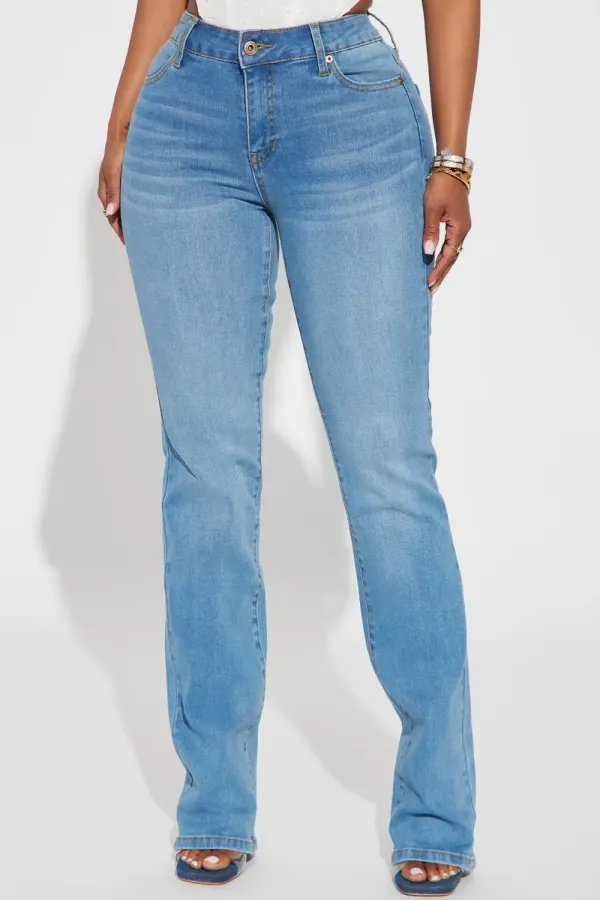 Memphis Stretch Booty Lifter Bootcut Jean - Medium Wash