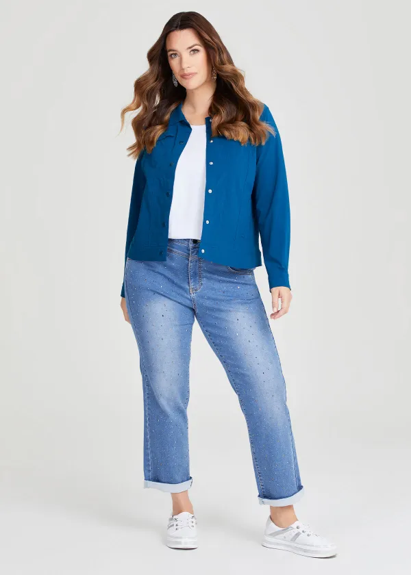 Embellished Denim Jean