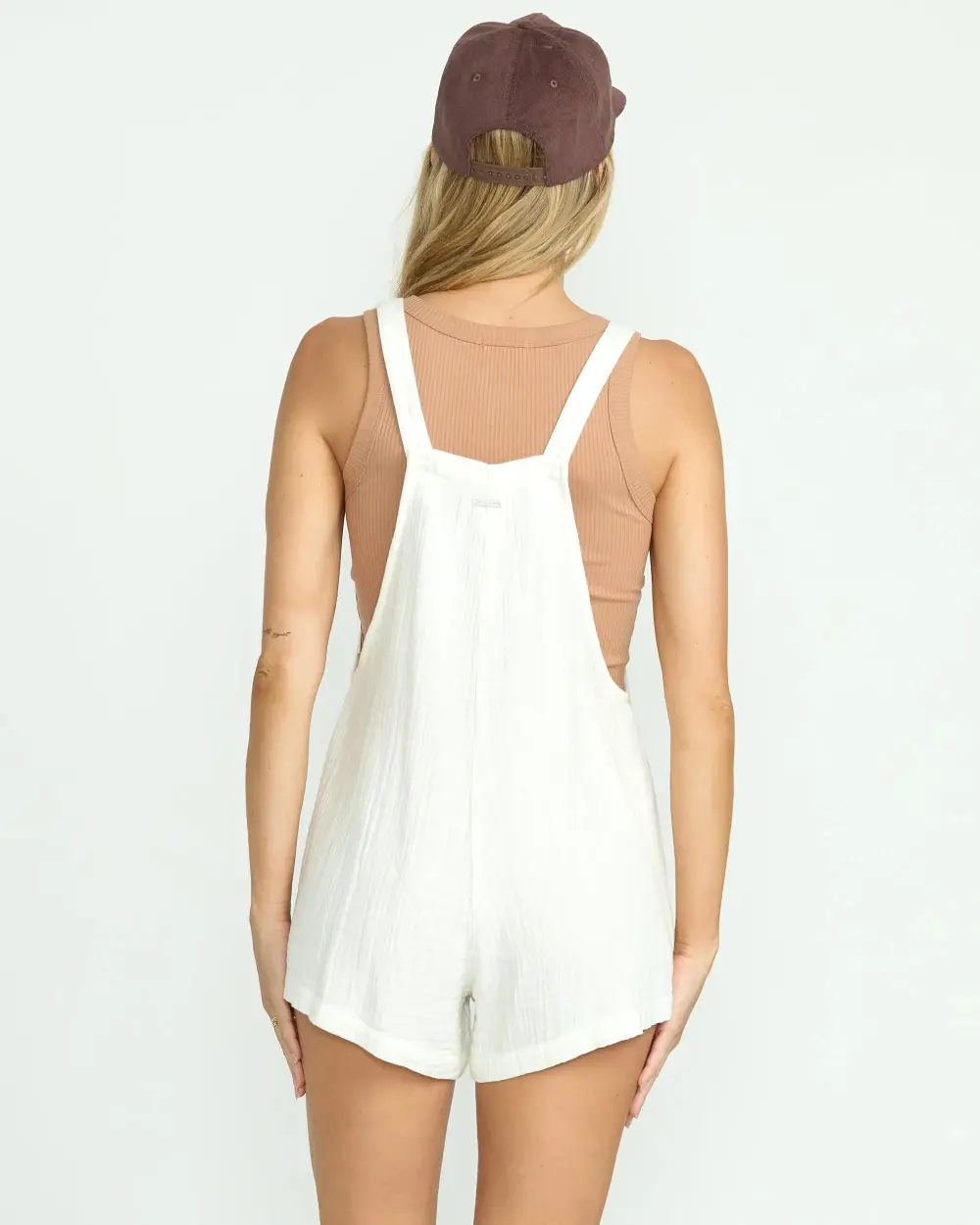 Beach Crush Romper - Salt Crystal