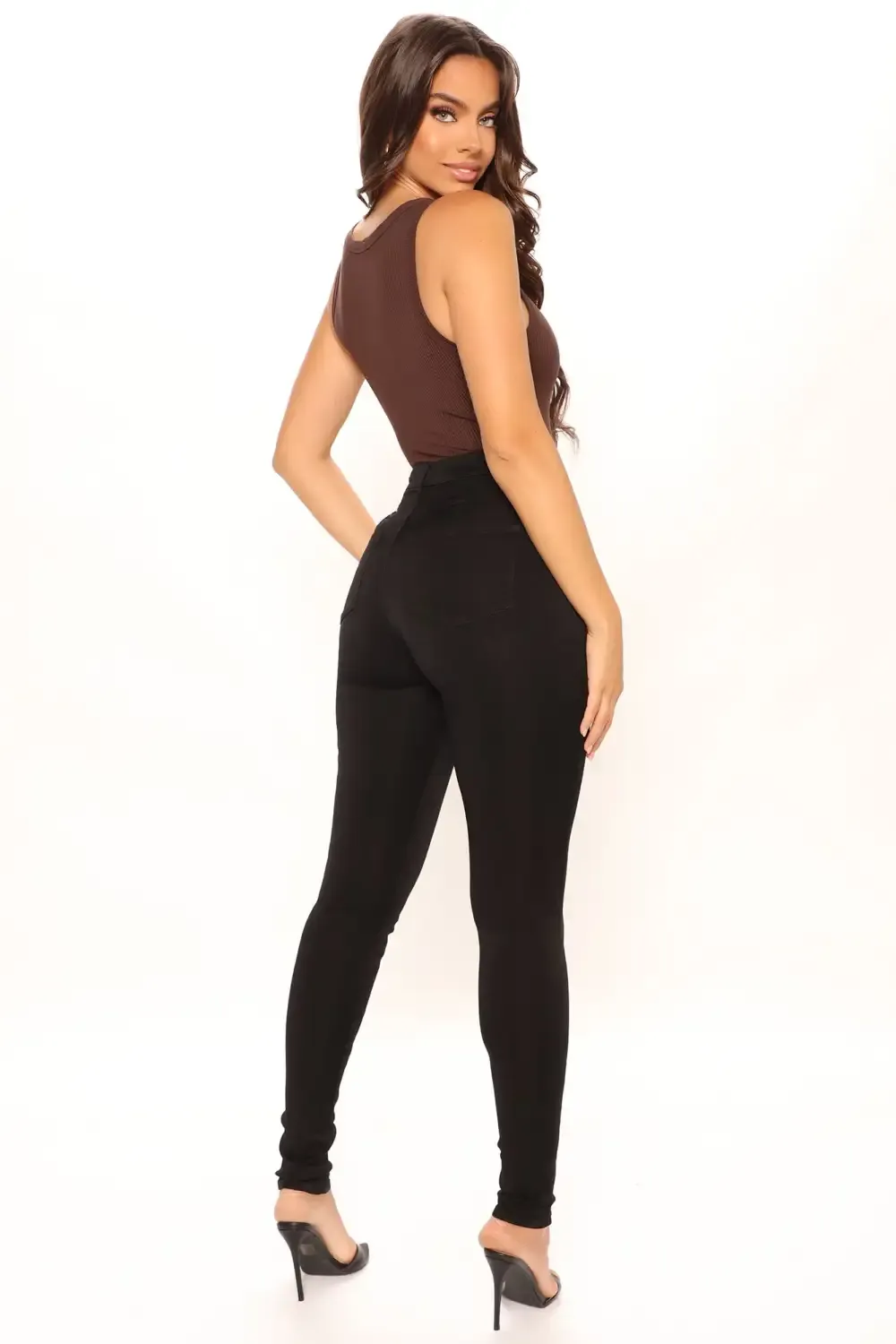 Tall Eva Super Soft Curvy Skinny Jean - Black