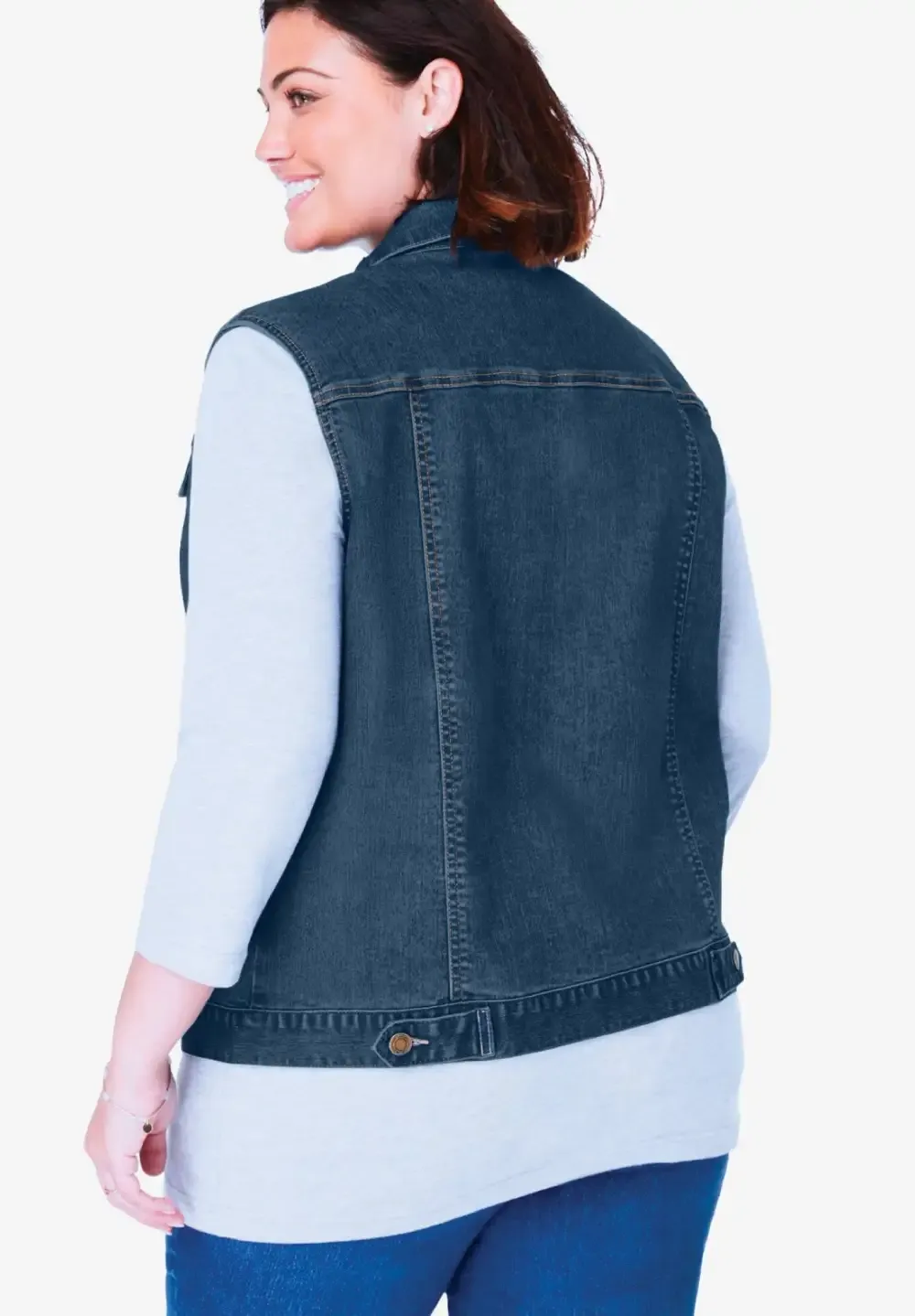 Stretch Denim Vest