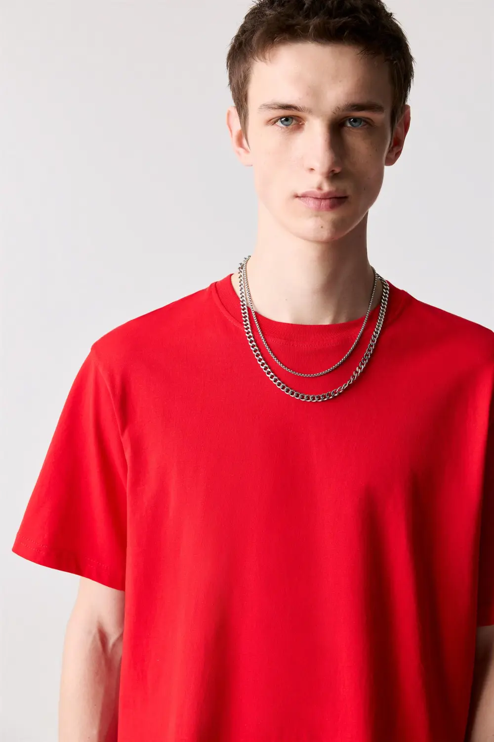 Basic short sleeve cotton T-shirt