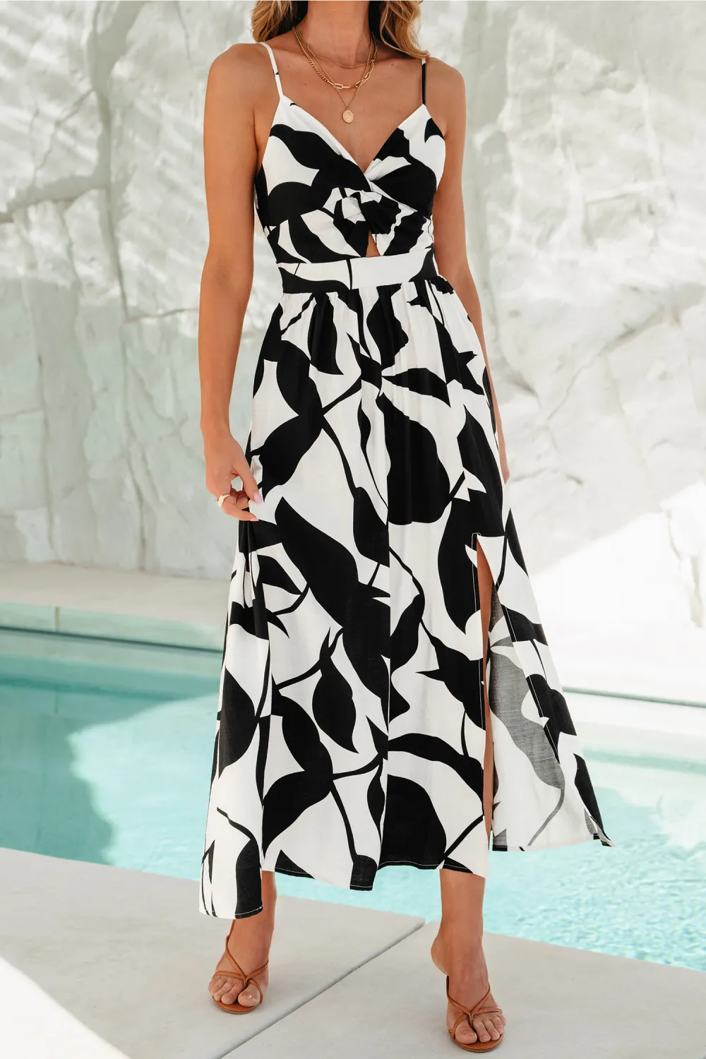Havana Nights Floral Maxi Dress