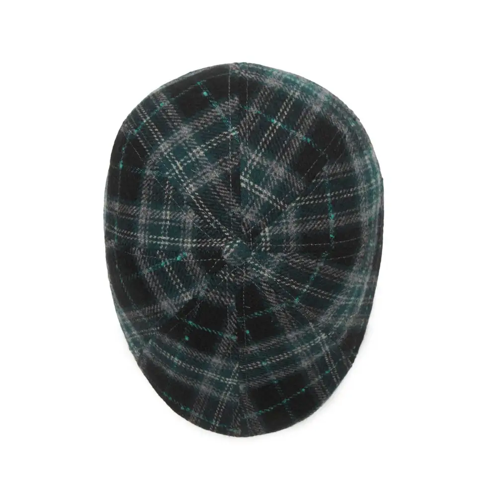 The Blarney Rose Boston Scally Cap - Blarney and Moss Plaid